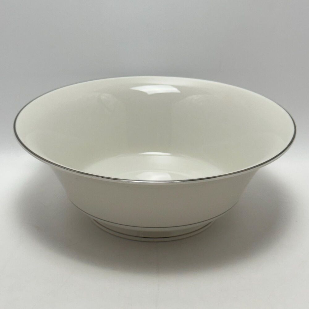 Yorktown Syracuse China 8 Inches Footed Round Vegetable Serving Bowl 2pcs
